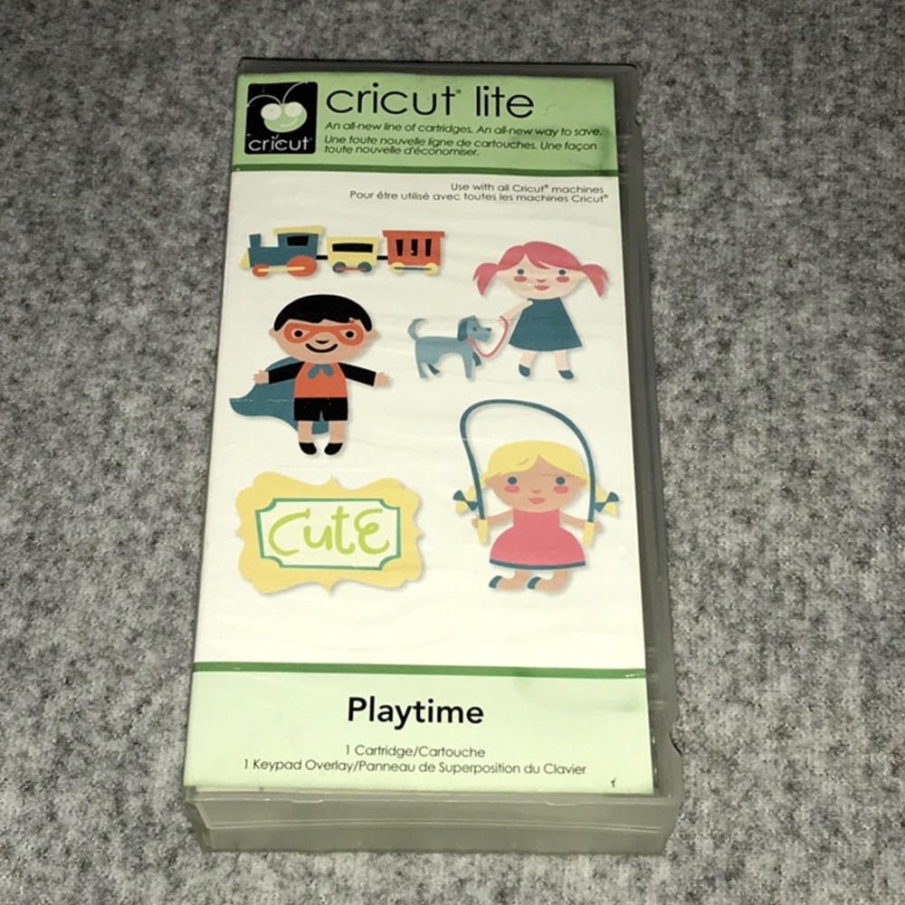 Cricut Lite Playtime Cartridge Pre owned